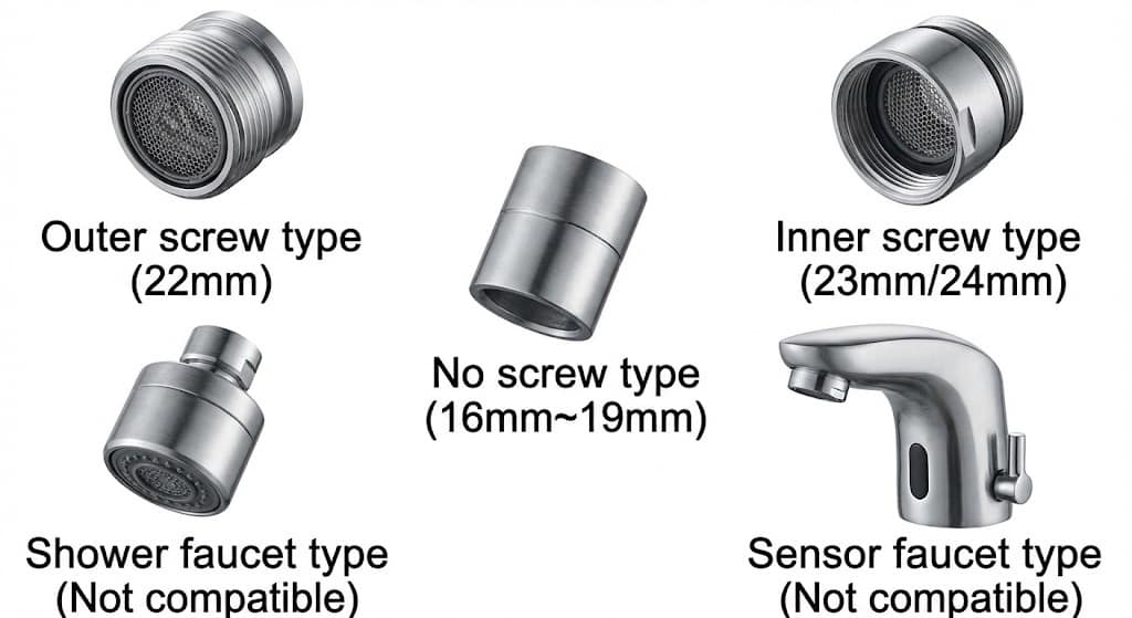 faucet types