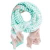 border_green_000 Harusa Guard Insect Repellent Border Stole (Insect Repellent Treated)