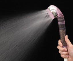 frion_scalp_mist-shower フリオンスカルプ セラミックボール内蔵 3段階高機能 シャワーヘッド (クリア)